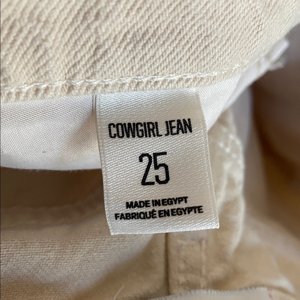 BDG Mid Rise Cowgirl Jeans In‎ Cream - Picture 10 of 11